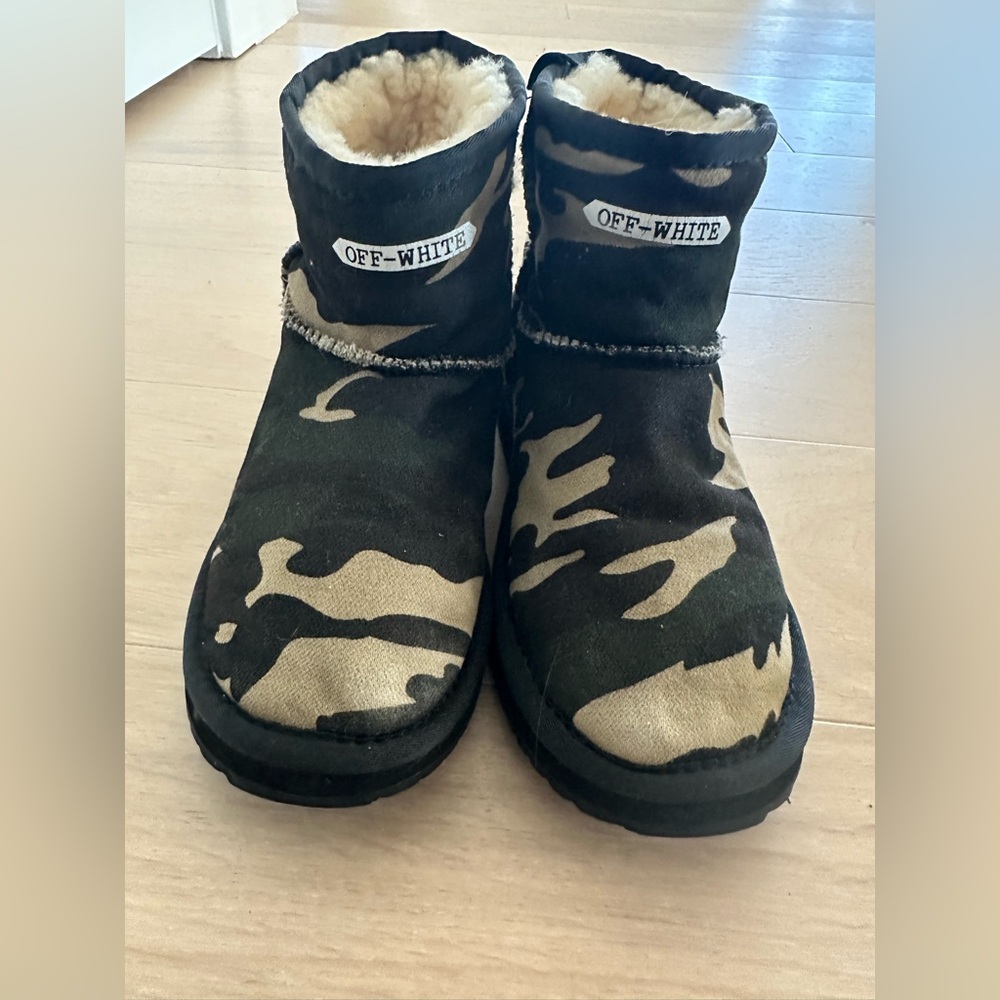 Off-White Camouflage Boots